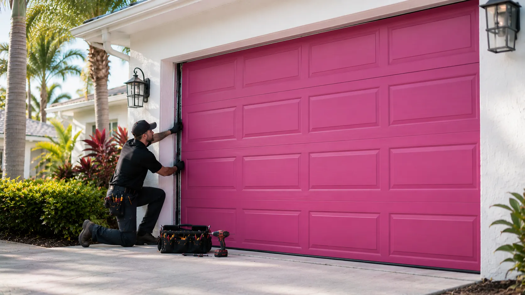 Tell us what’s wrong - Manhattan Beach garage door service
