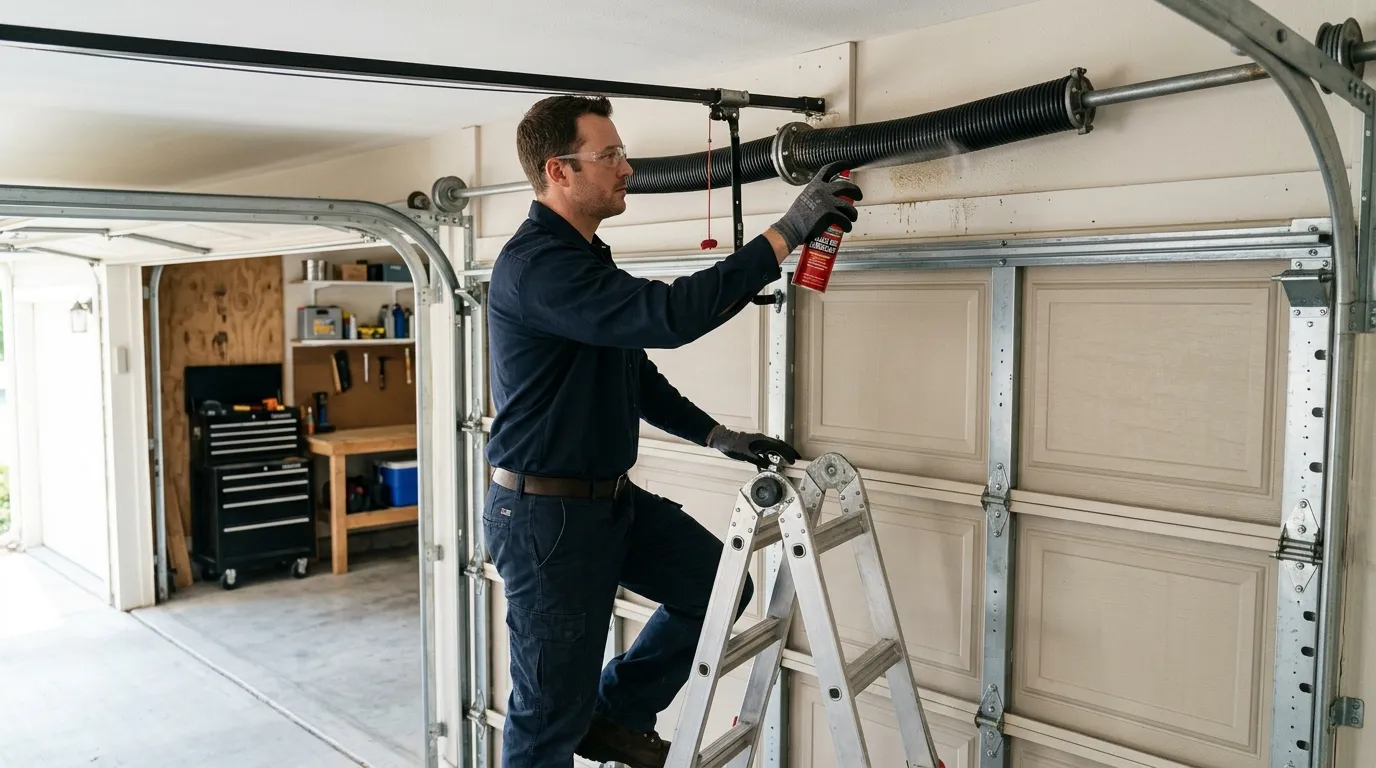 Repaired & tested - Manhattan Beach garage door service