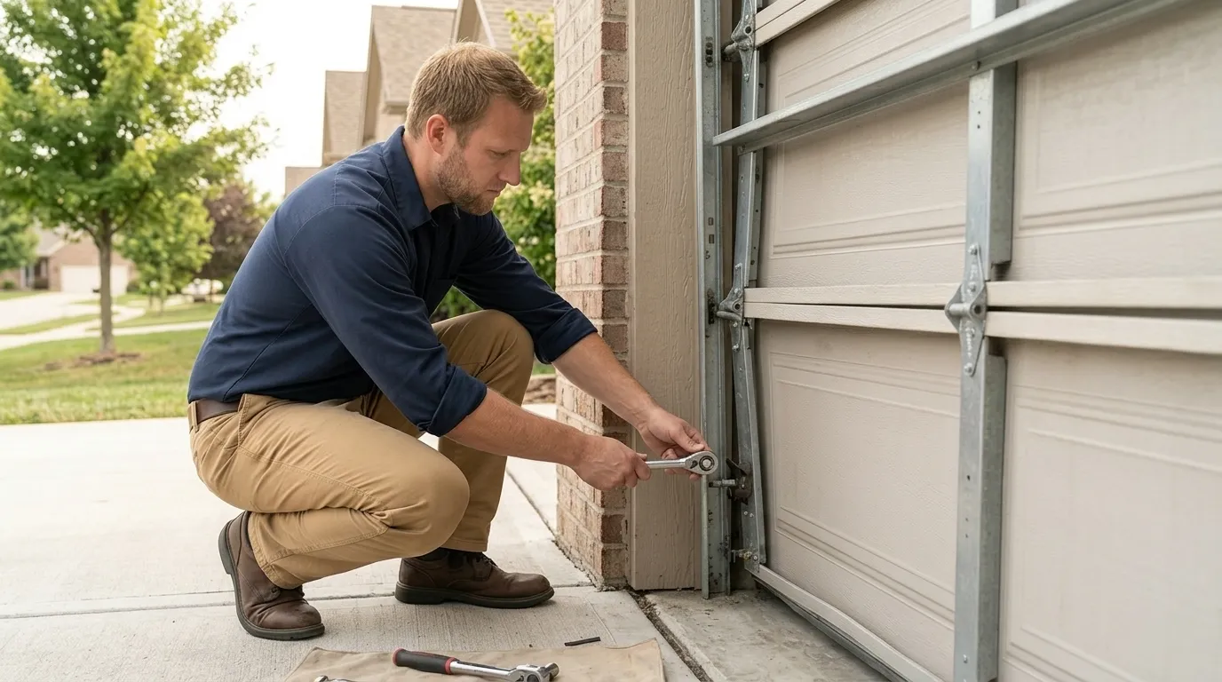 Repaired & tested - Manhattan Beach garage door service