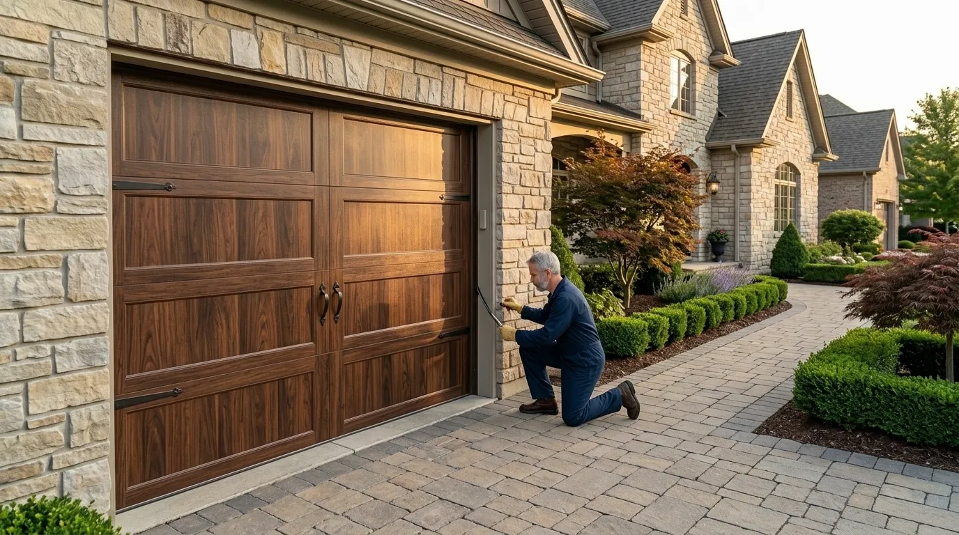 Repaired & tested - Manhattan Beach garage door service