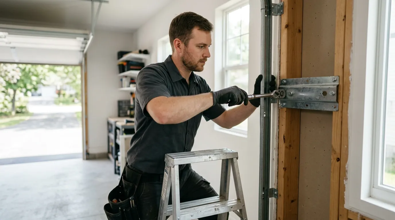 Repaired & tested - Manhattan Beach garage door service