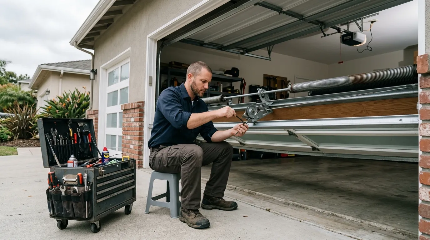 On-site diagnosis - Manhattan Beach garage door service
