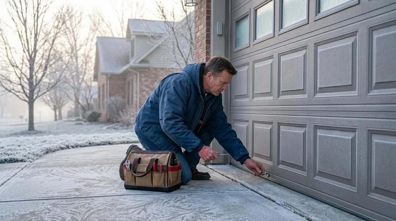 Carriage style garage door