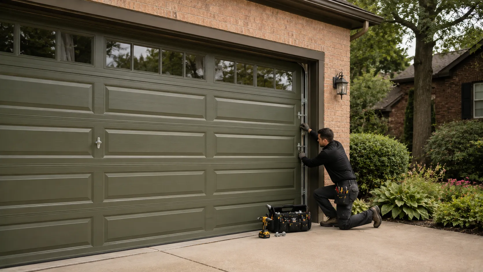 Residential garage doors